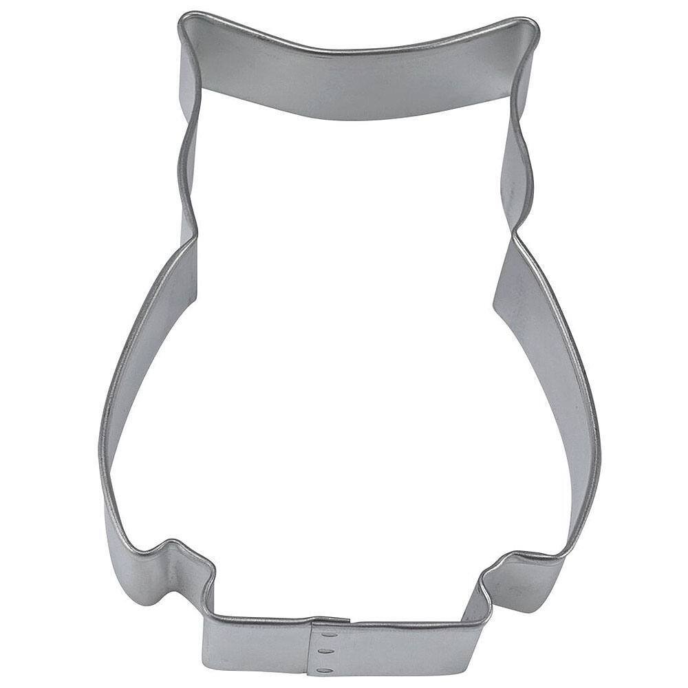 Owl cookie cutter, woodland-themed cookie cutter, fall baking tool, owl-shaped dessert accessory