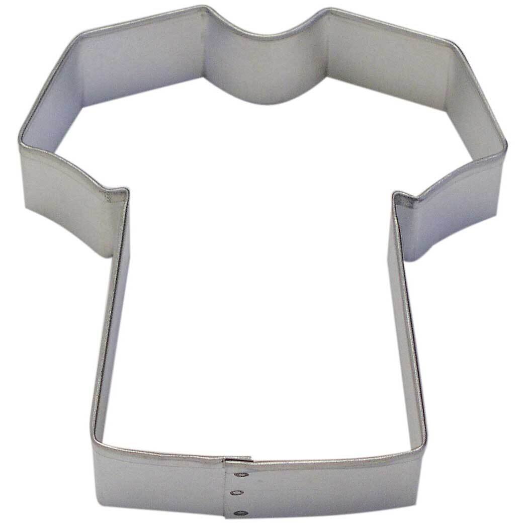 Tee shirt cookie cutter, casual-themed cookie cutter, sports baking tool, tee shirt-shaped dessert accessory

