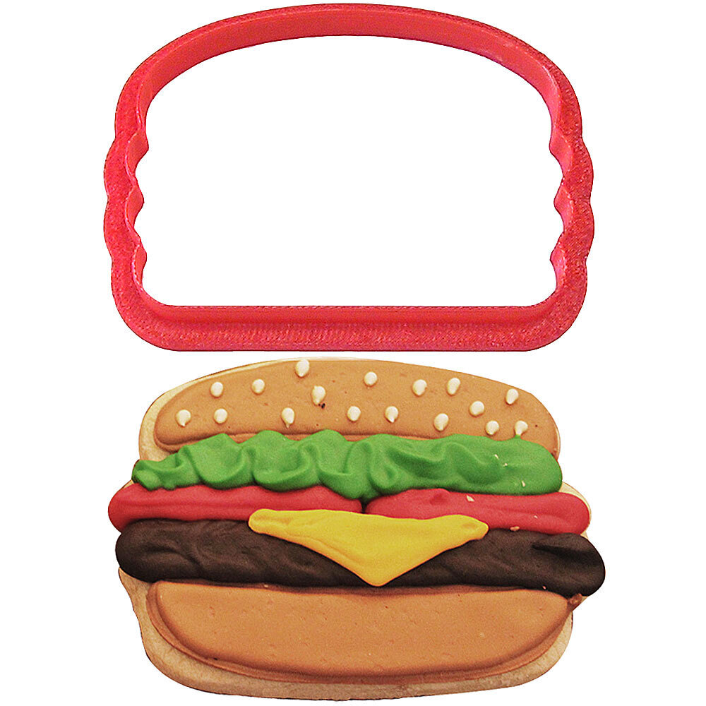 Hamburger Cookie Cutter 3.5 in PC0385