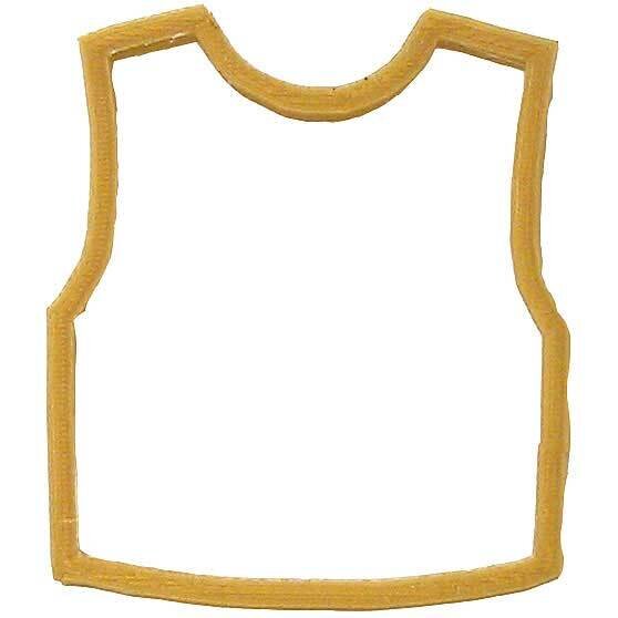 Vest Cookie Cutter 3.5 in PC0163