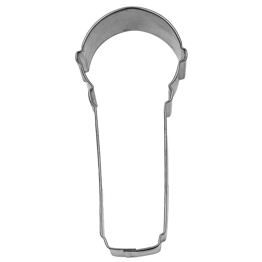 Microphone cookie cutter, music-themed cookie cutter, karaoke baking tool, microphone-shaped dessert accessory