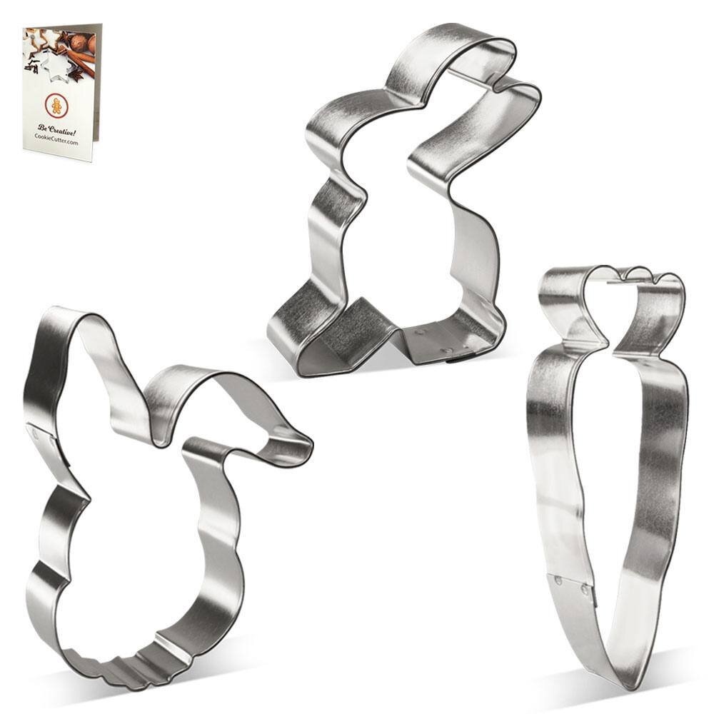 Easter 3 Pc Cookie Cutter Set HS0437