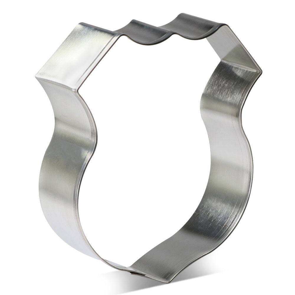 Police Badge Cookie Cutter 4.25 in B1600