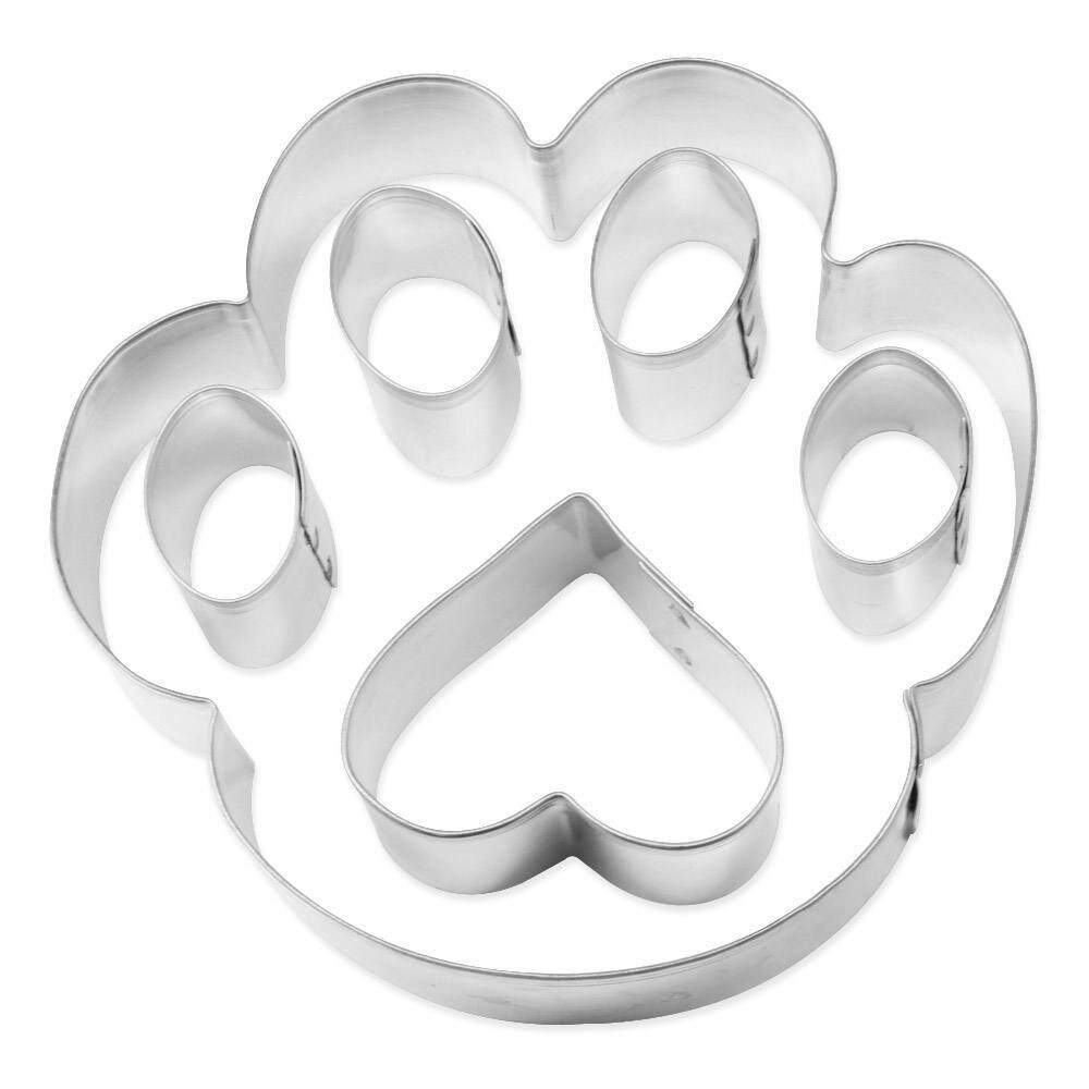 Paw Print Cookie Cutter 6 Pc Kit / Set HS0460