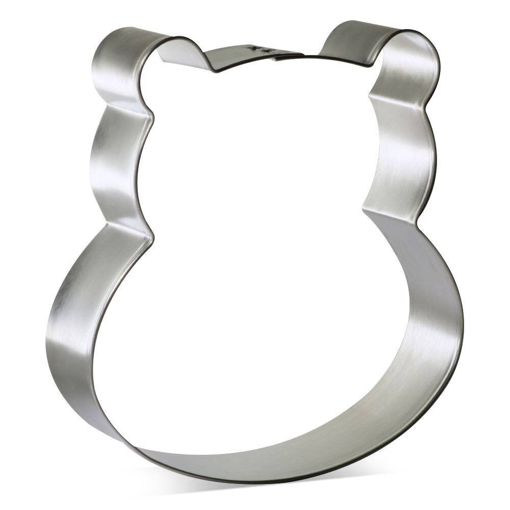 Hippo Face Cookie Cutter 3.75 in B1580
