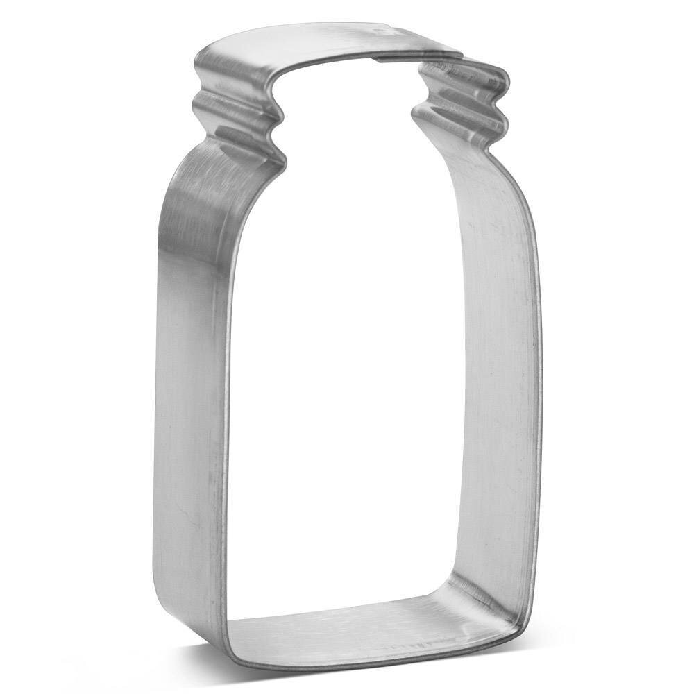 Mini Mason Jar Cookie Cutter 2 in M184