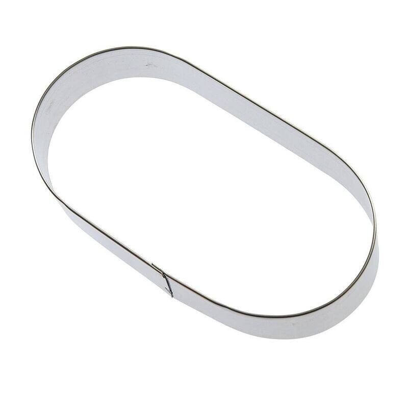 Capsule Plaque Cookie Cutter 5 in B703 Capsule Plaque Cookie Cutter 5 in B703
