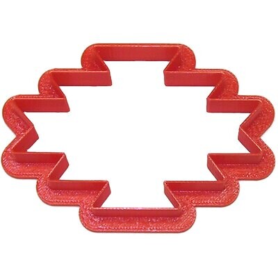 Bohemian Plaque Cookie Cutter 3.75 in PC0398