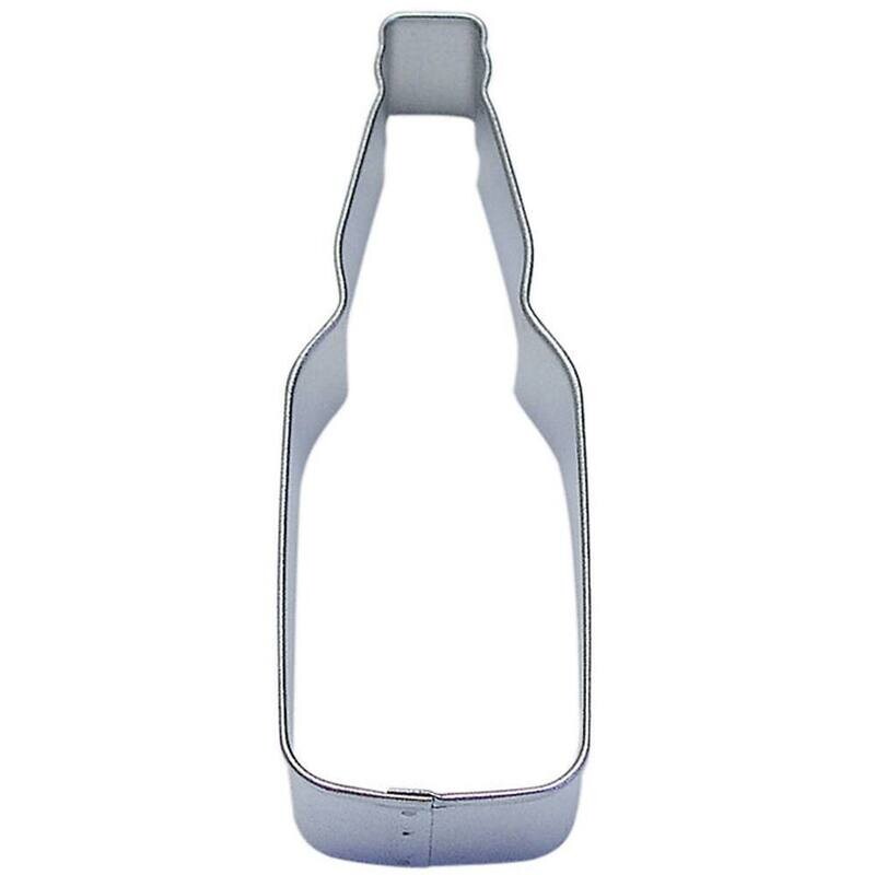 Glass bottle cookie cutter, beverage-themed cookie cutter, party baking tool, bottle-shaped dessert accessory