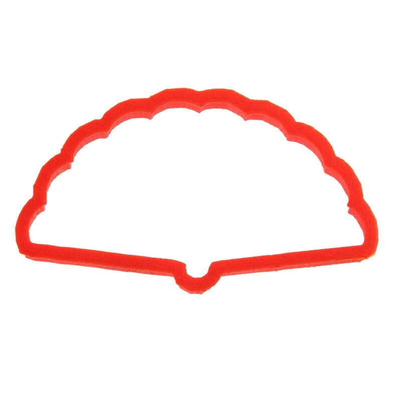 Japanese Fan Cookie Cutter 4 in PC0296
