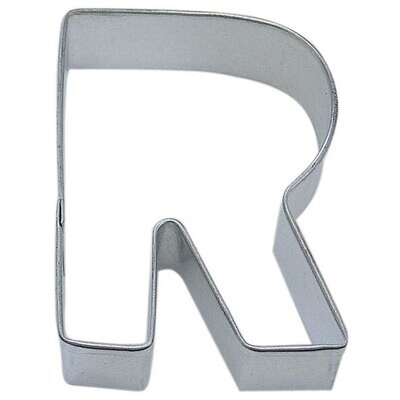 Letter R Tin Cookie Cutter 3 in Alr
