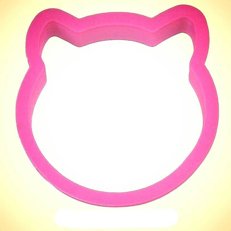Cute Cat Face Cookie Cutter 3.5 in PC0313