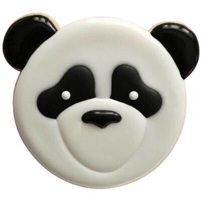 Panda Bear Face Plastic Cookie Cutter 3.25" Cc110
