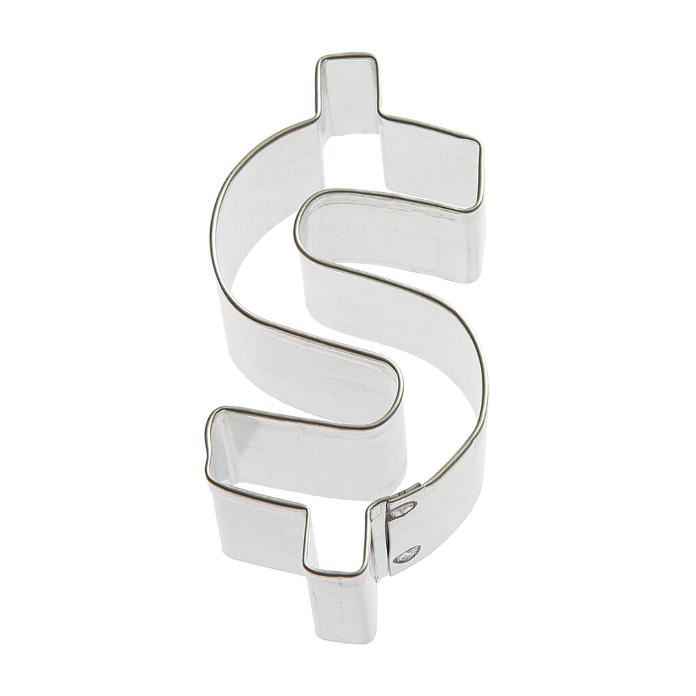 Dollar Sign Cookie Cutter 3 in B1465