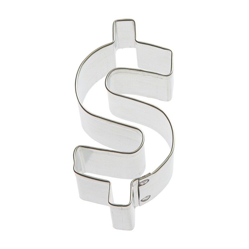 Dollar Sign Cookie Cutter 3 in B1465 Dollar Sign Cookie Cutter 3 in B1465