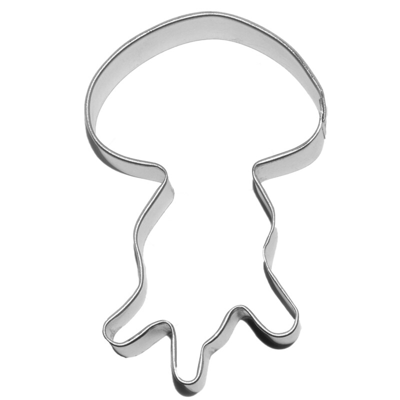 Jellyfish cookie cutter, ocean-themed cookie cutter, beach party baking tool, jellyfish-shaped dessert accessory