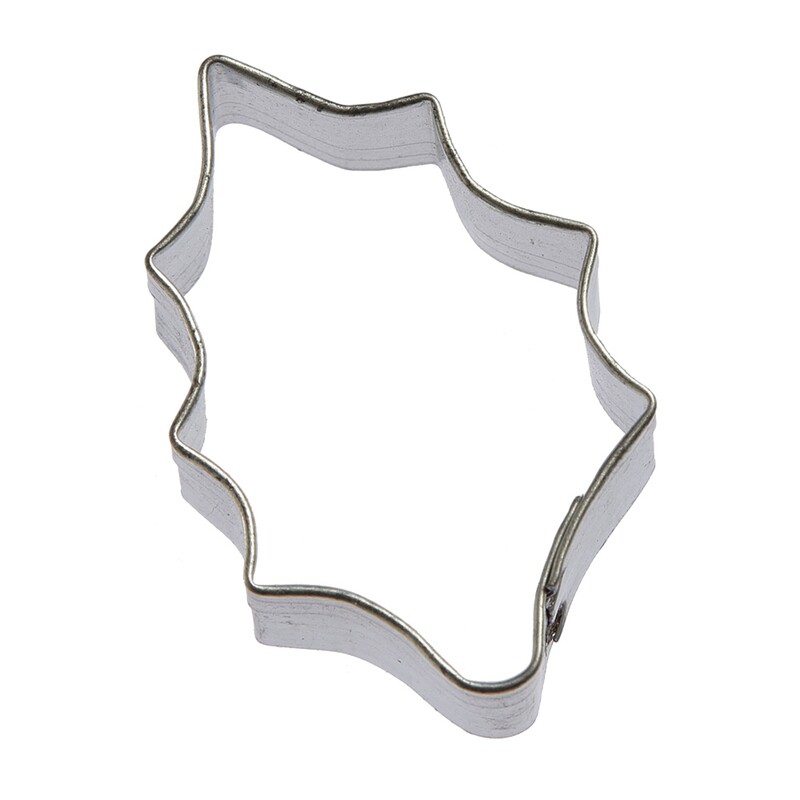 Mini Holly Leaf Cookie Cutter 1.25 in M12