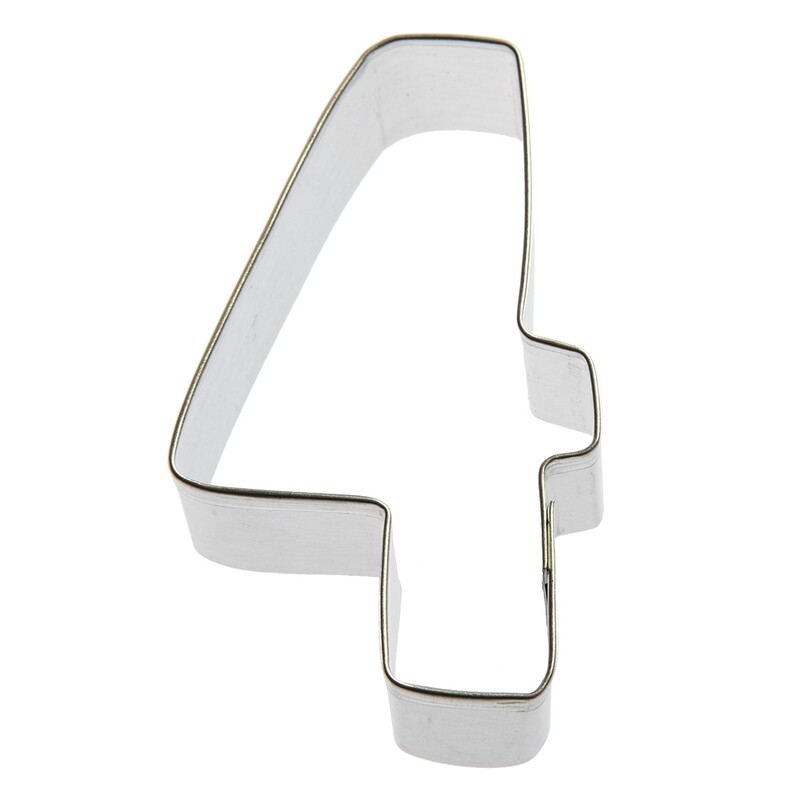 Number Four Cookie Cutter 3 in B1514 Number Four Cookie Cutter 3 in B1514