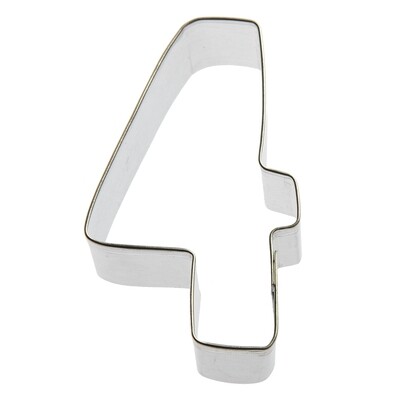 Number Four Cookie Cutter 3 in B1514