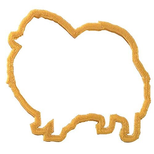 Pomeranian Cookie Cutter 3.5 in PC0166