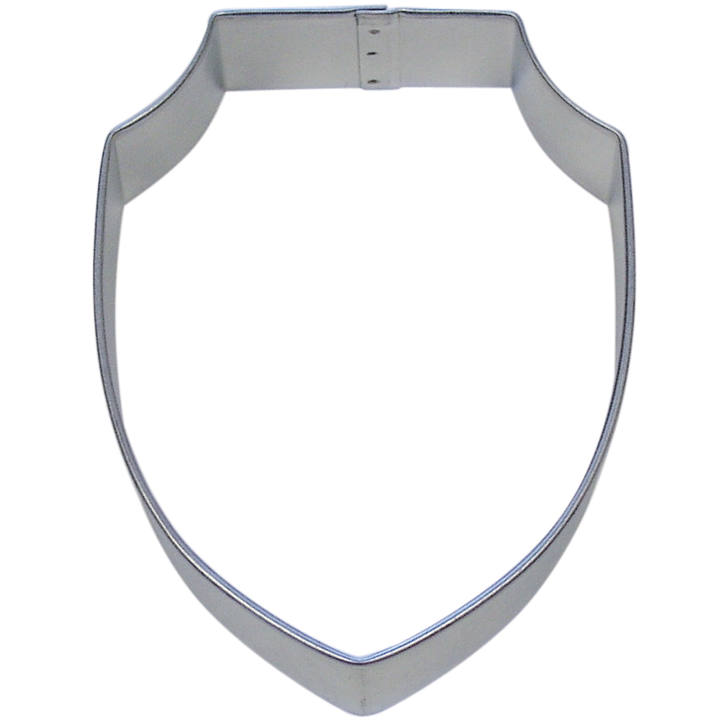 Shield plaque cookie cutter, medieval-themed cookie cutter, royal baking tool, shield-shaped dessert accessory
