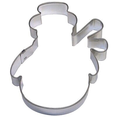 Snowman With Scarf Cookie Cutter 4.25 in B1380 Snowman With Scarf Cookie Cutter 4.25 in B1380