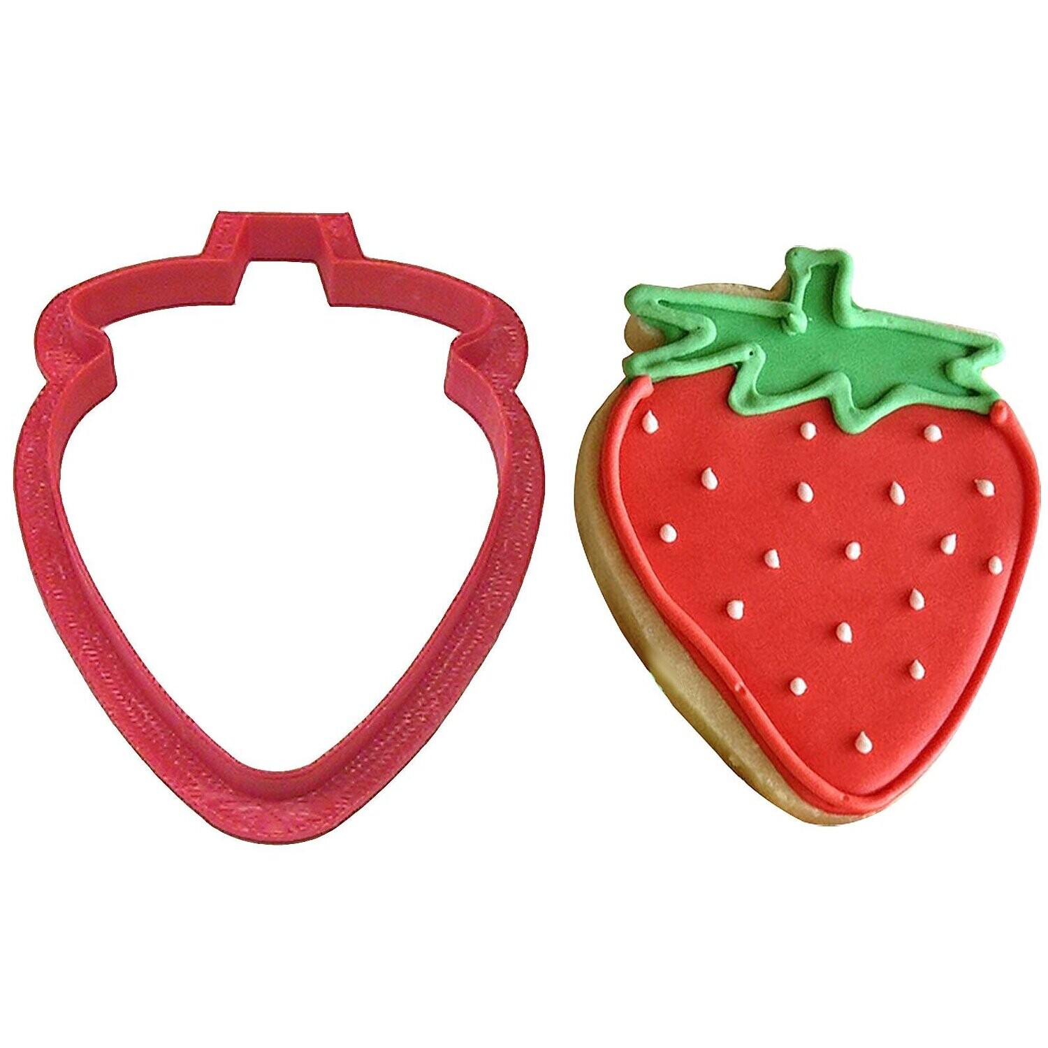 Strawberry Cookie Cutter 3.1 in PC0342