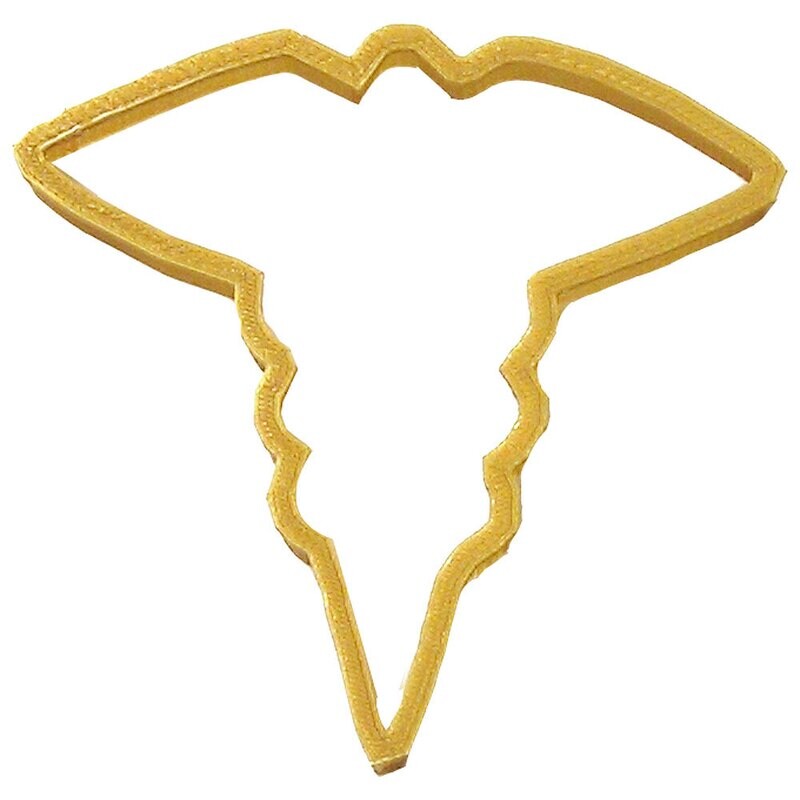 Caduceus Cookie Cutter 3.5 in PC0187