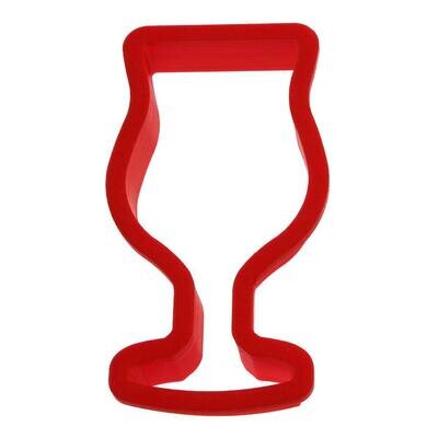 Wineglass Cookie Cutter 4.75 in PC0448
