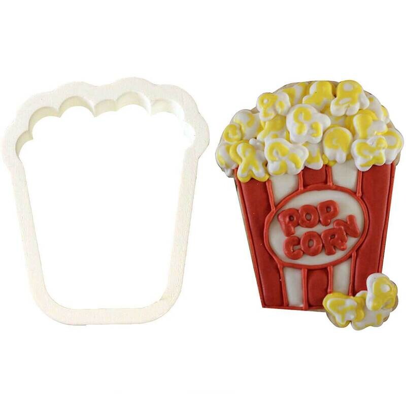 Popcorn Cookie Cutter 3.75 in PC0351