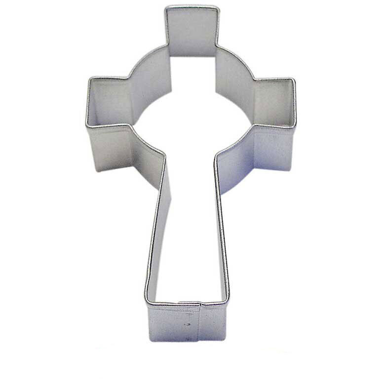 Celtic Cross Tin Cookie Cutter 3.5 in B1168X