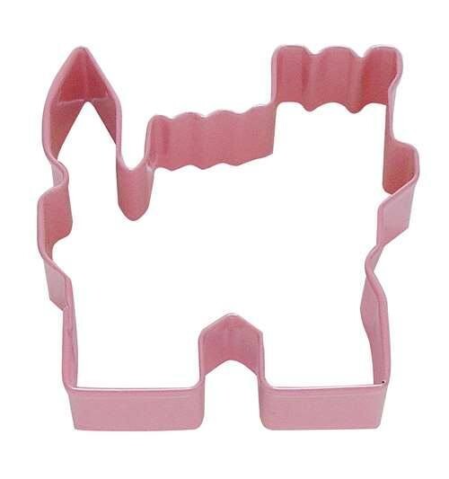 Castle Cookie Cutter Pink 3 in PR0915P Castle Cookie Cutter Pink 3 in PR0915P