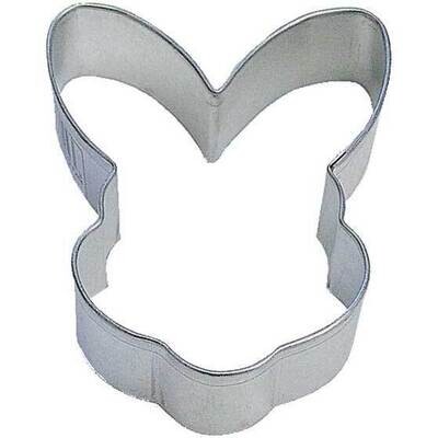 Bunny Face Tin Cookie Cutter 3.5 in B0966