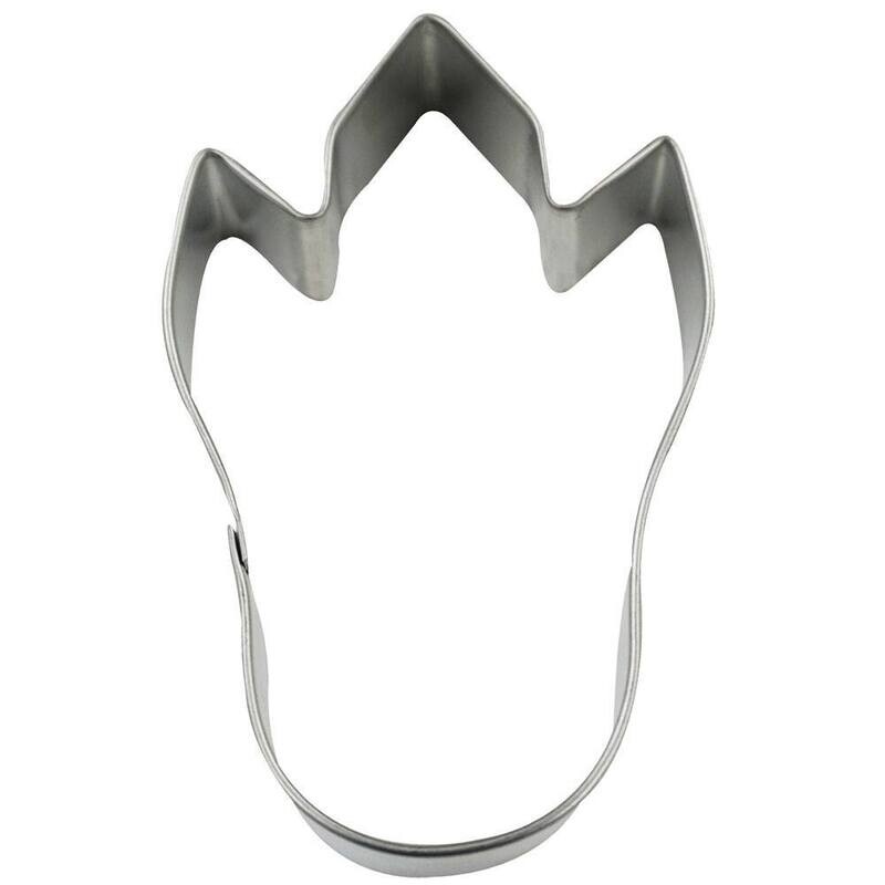 Dinosaur Foot Cookie Cutter 4 in B0813 Dinosaur foot cookie cutter, dino-themed cookie cutter, prehistoric baking tool, dinosaur-shaped dessert accessory