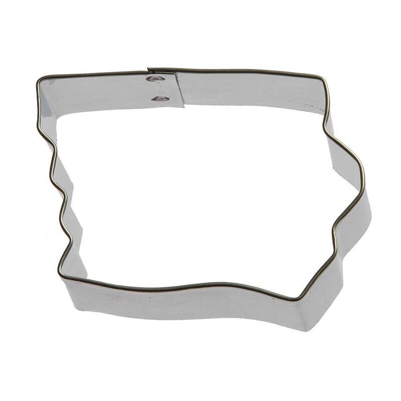 Iowa cookie cutter, state-shaped cookie cutter, Midwest baking tool, Iowa dessert accessory
