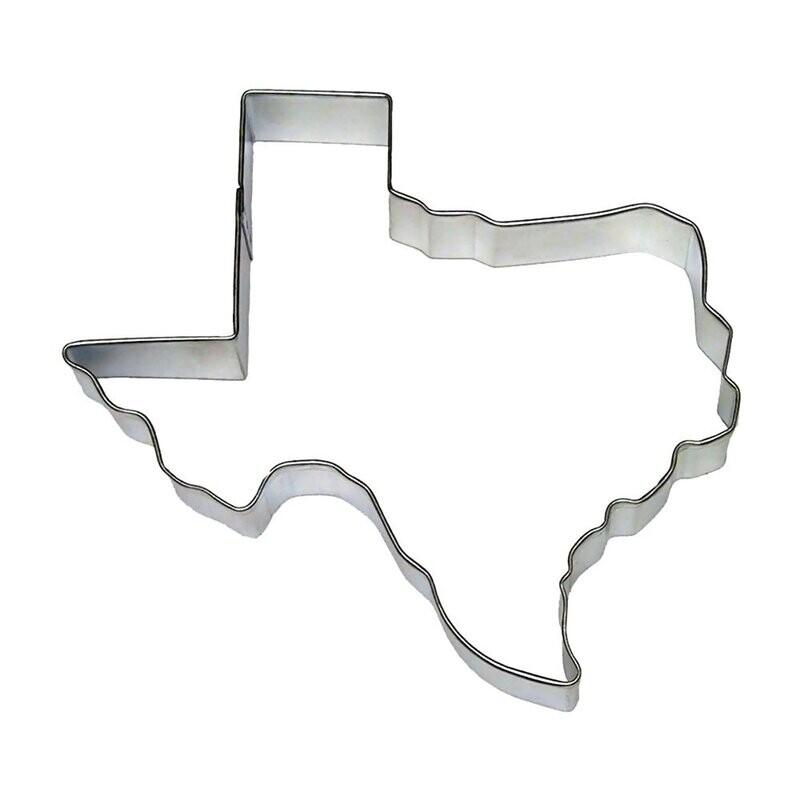 State Of Texas Tin Cookie Cutter 5 in B1452X