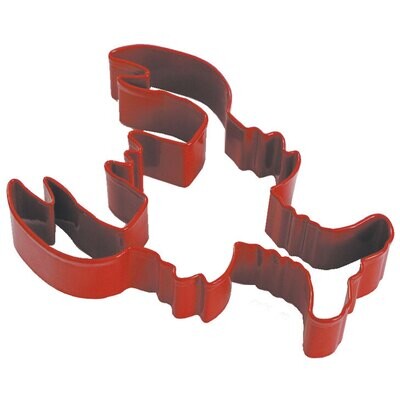 Lobster Red Poly Resin Coated Tin Cookie Cutter 6 in PR1072R