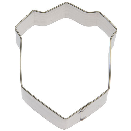 Shield Badge Cookie Cutter 3 In. B1482 Shield Badge Cookie Cutter 3 In. B1482