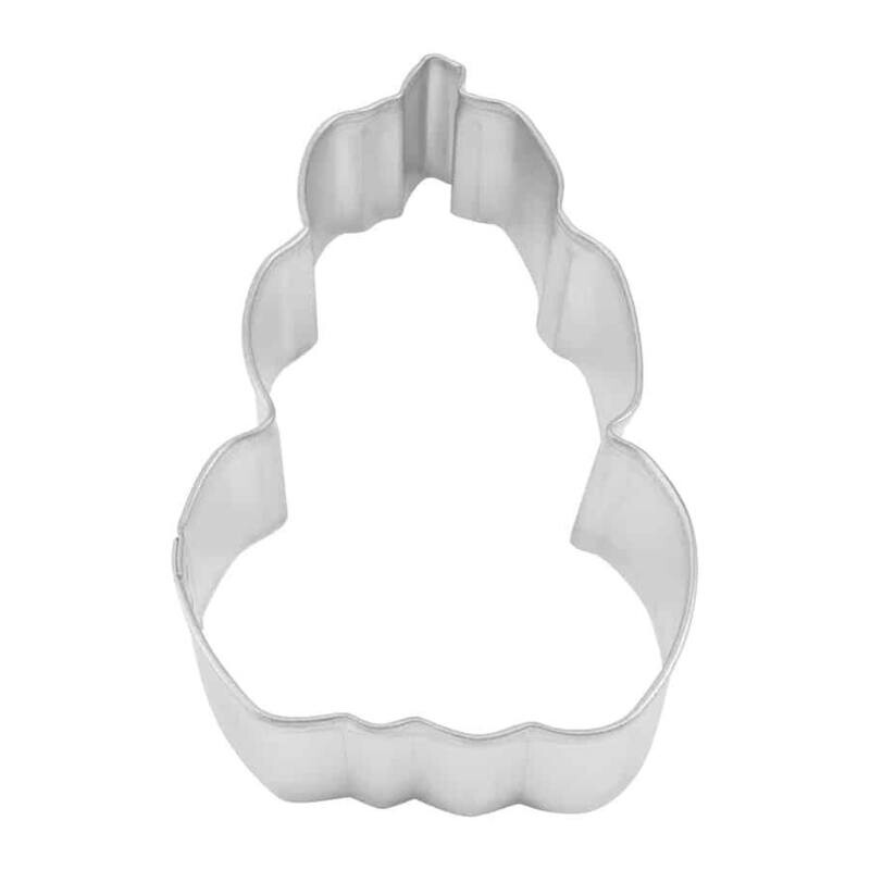  Three stacked pumpkins cookie cutter, fall-themed cookie cutter, Halloween baking tool, pumpkin-shaped dessert accessory

