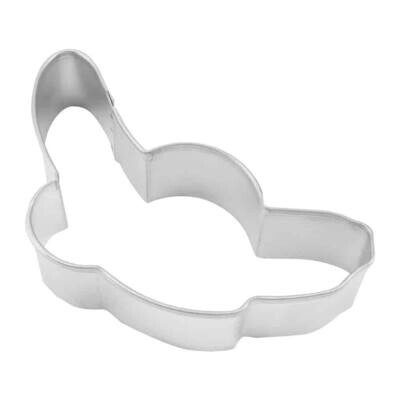 Peeled Banana Cookie Cutter 4 in B0771X Peeled banana cookie cutter, fruit-themed baking tool, tropical cookie cutter, banana-shaped dessert accessory