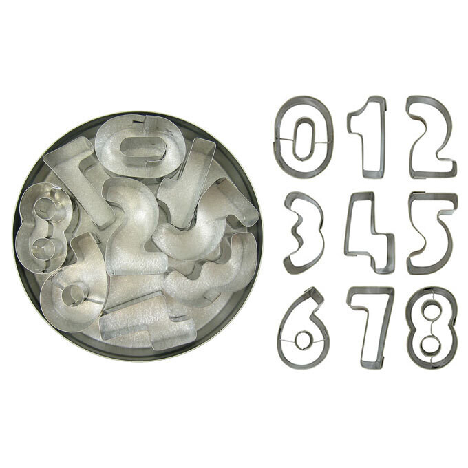 Mini Number Cutter Set 9 Pc L402