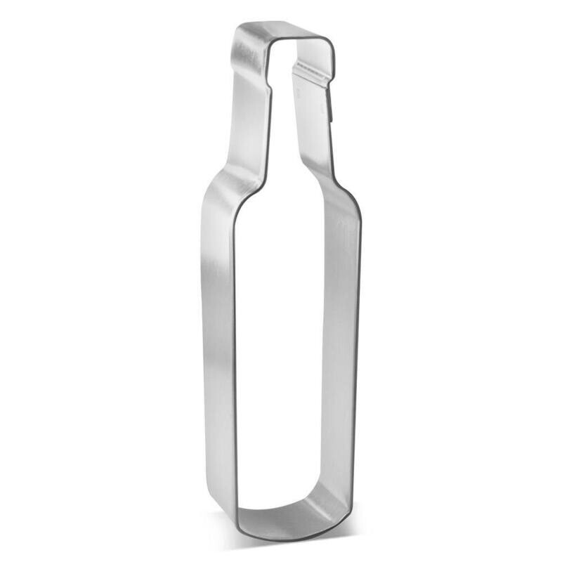 Wine Bottle Cookie Cutter 5 In. B1743 Wine Bottle Cookie Cutter 5 In. B1743