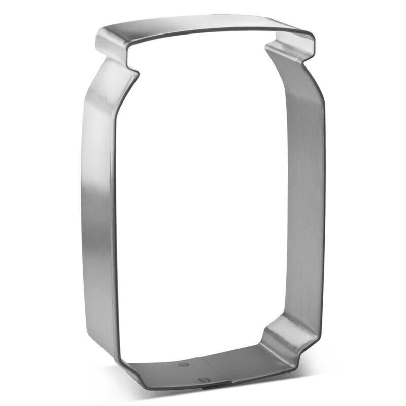 Jelly Jar Cookie Cutter 4 in B1727 Jelly Jar Cookie Cutter 4 in B1727