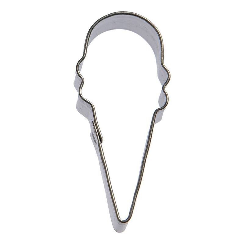 Mini Ice Cream Cone Cookie Cutter 2 in M16 Mini Ice Cream Cone Cookie Cutter 2 in M16