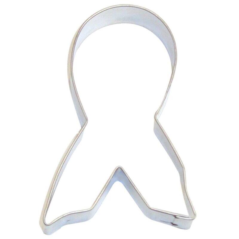 Awareness Ribbon Cookie Cutter 4 in B1756 Awareness Ribbon Cookie Cutter 4 in B1756