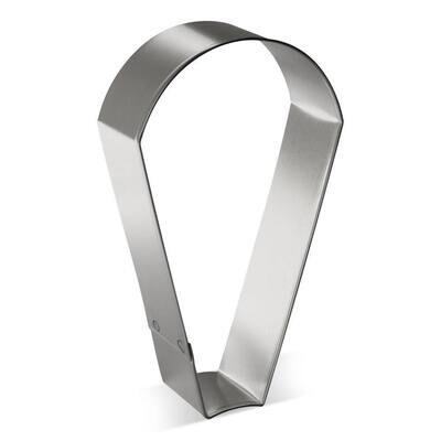 Teardrop round cookie cutter

