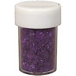 Edible Glitter Lavender 1/4 Oz. Bottle