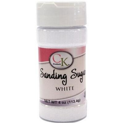 Sanding Sugar White 4 oz