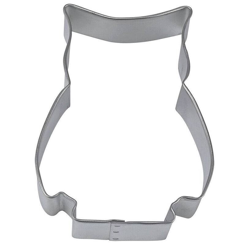 Owl cookie cutter, woodland-themed cookie cutter, fall baking tool, owl-shaped dessert accessory