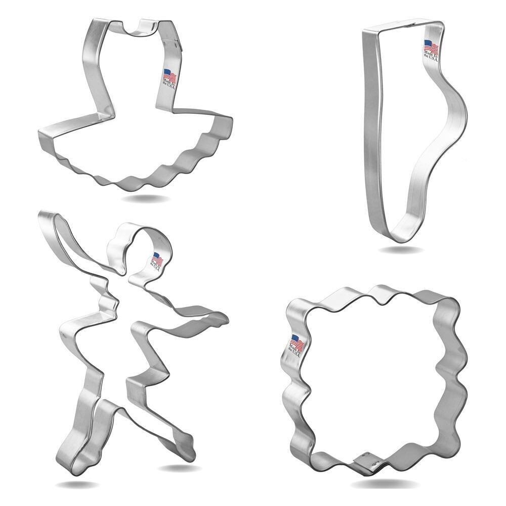 Ballet Nutcracker Cookie Cutter 4 Pc Set HS0475